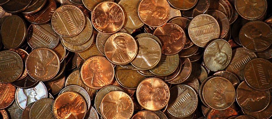 copper pennies